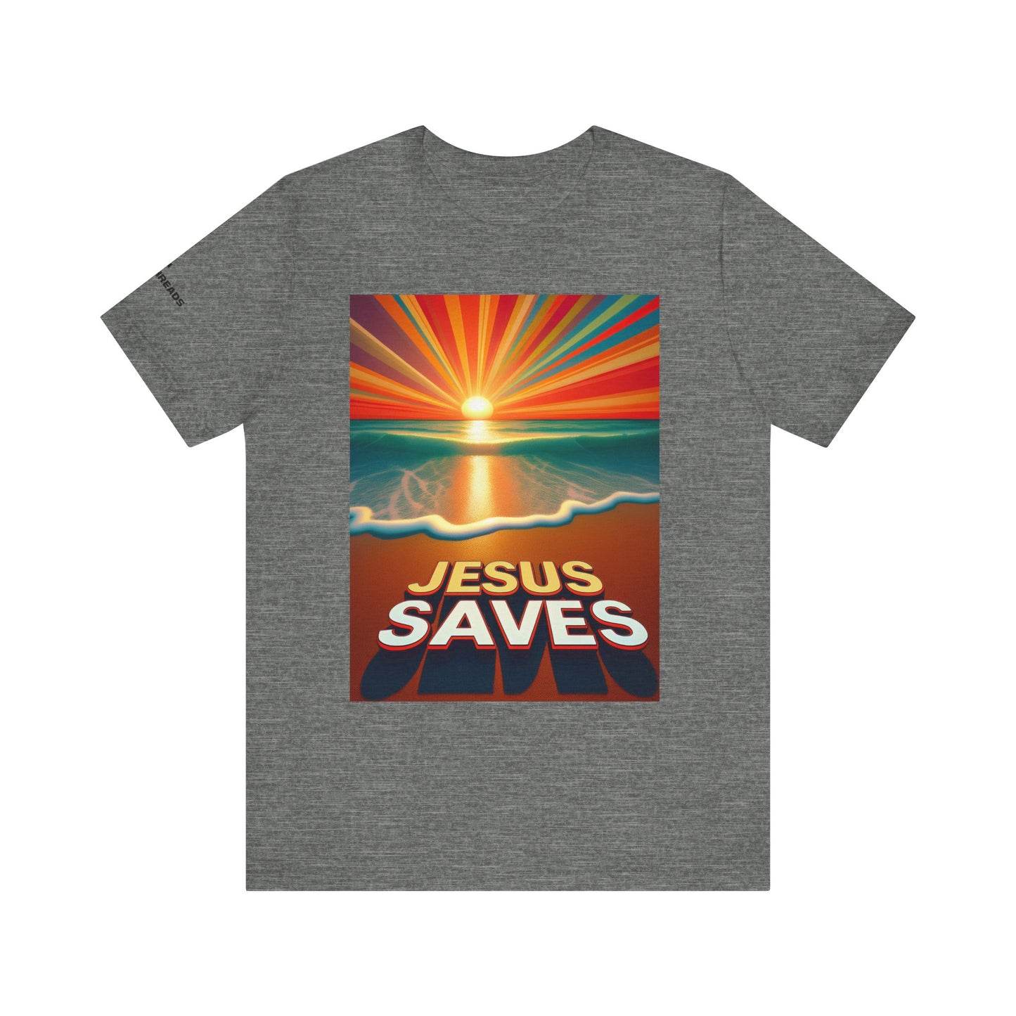 Jesus Saves Isaiah 43:2 Unisex Tee - Holy Threads Design