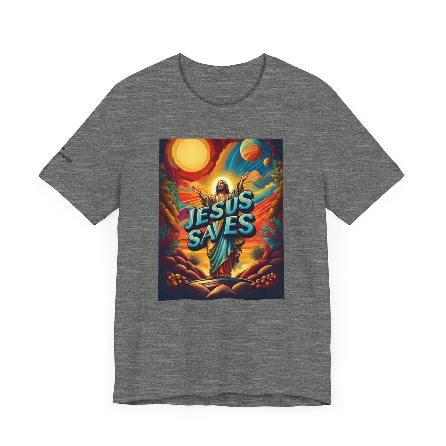 Jesus Saves - COL 1:16 Unisex Tee - Holy Threads Design