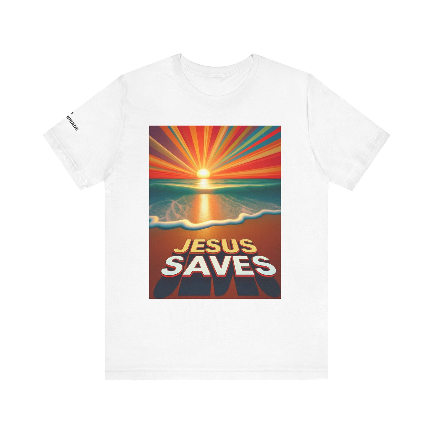 Jesus Saves Isaiah 43:2 Unisex Tee - Holy Threads Design