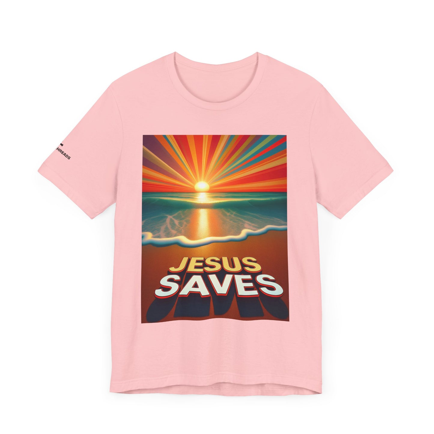 Jesus Saves Isaiah 43:2 Unisex Tee - Holy Threads Design