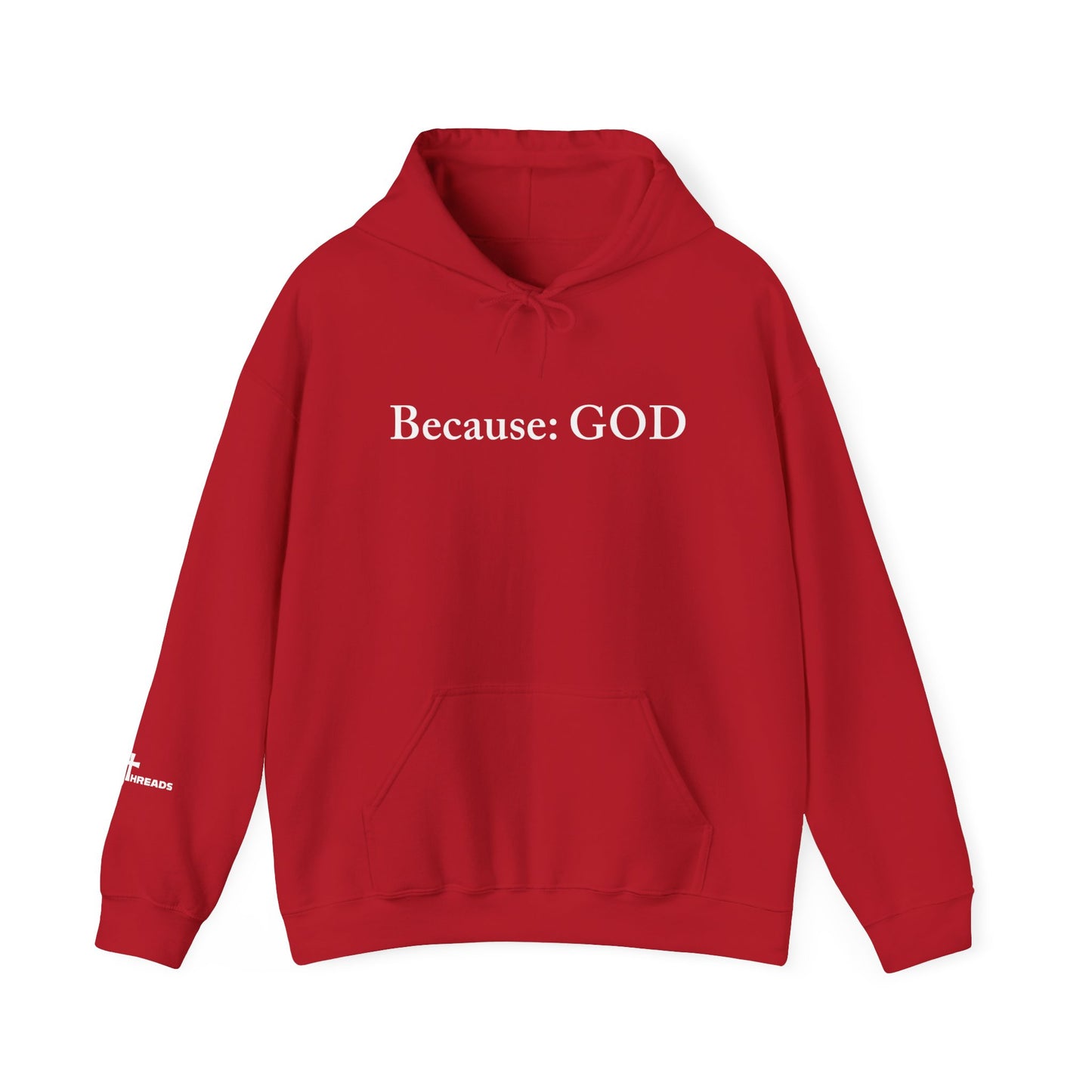Because: GOD - Jesus - White Design