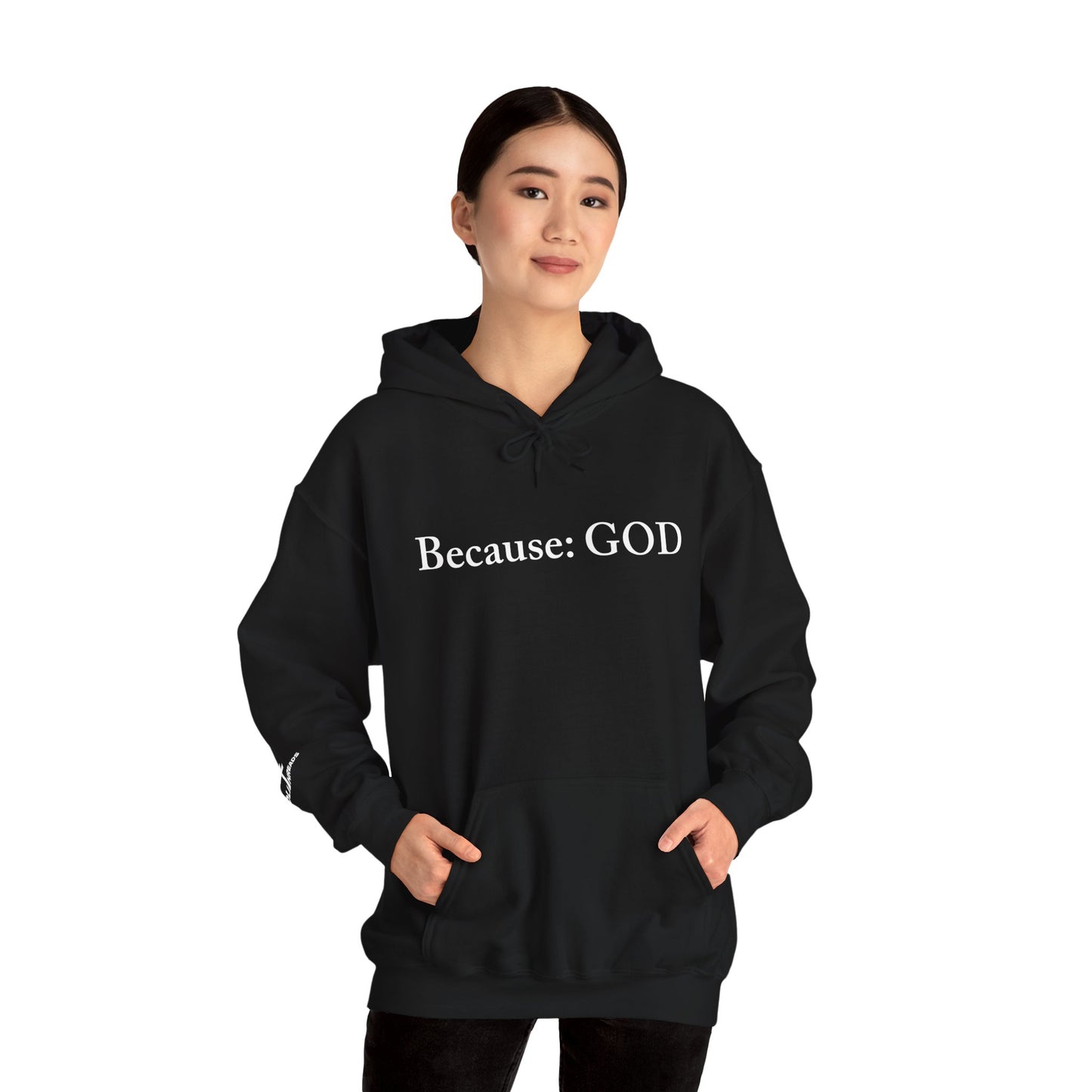Because: GOD - Jesus - White Design