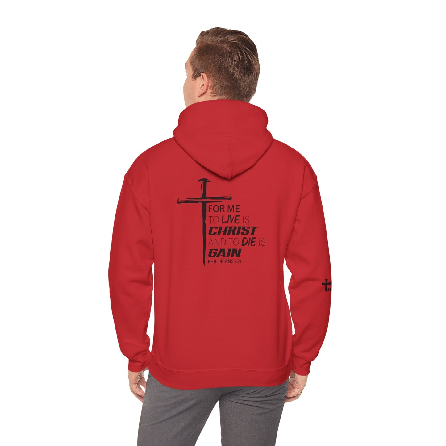 For me to Live is Christ - Jesus - Black Design