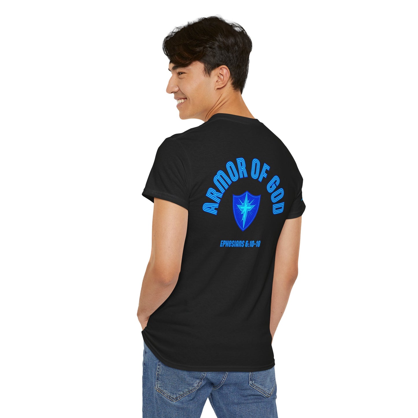 Armor of God - Blue Design - Tee