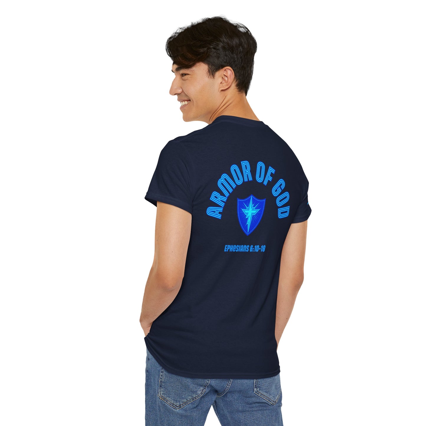 Armor of God - Blue Design - Tee