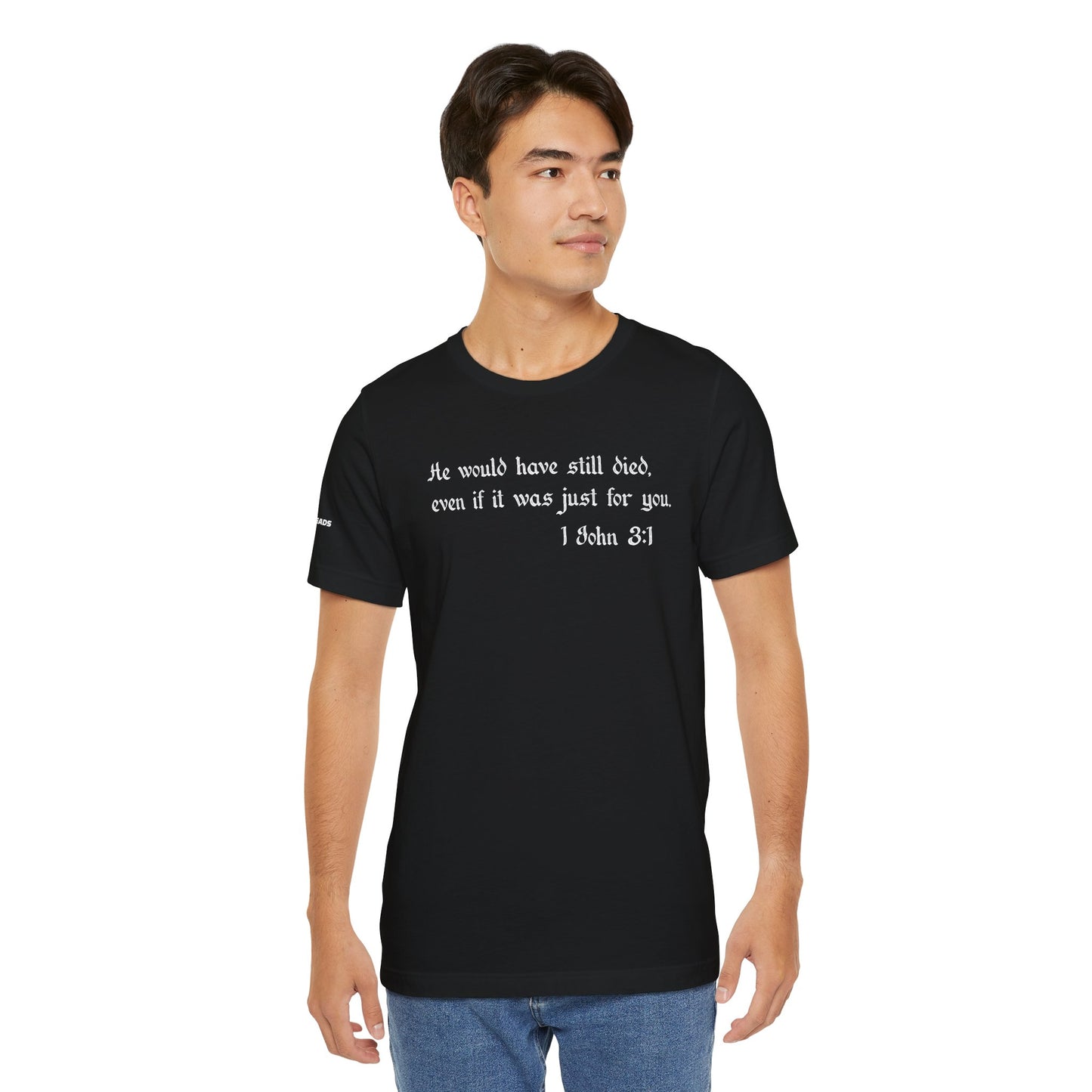 1 John 3:1 - White Design - Tee