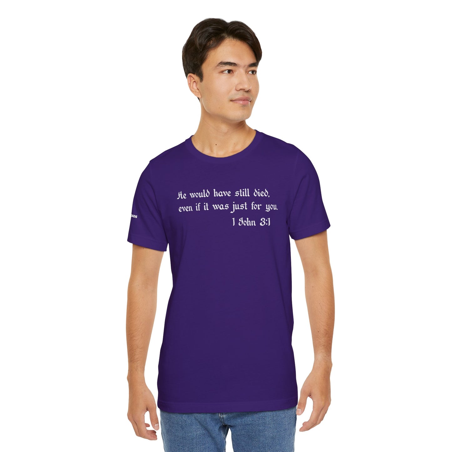 1 John 3:1 - White Design - Tee