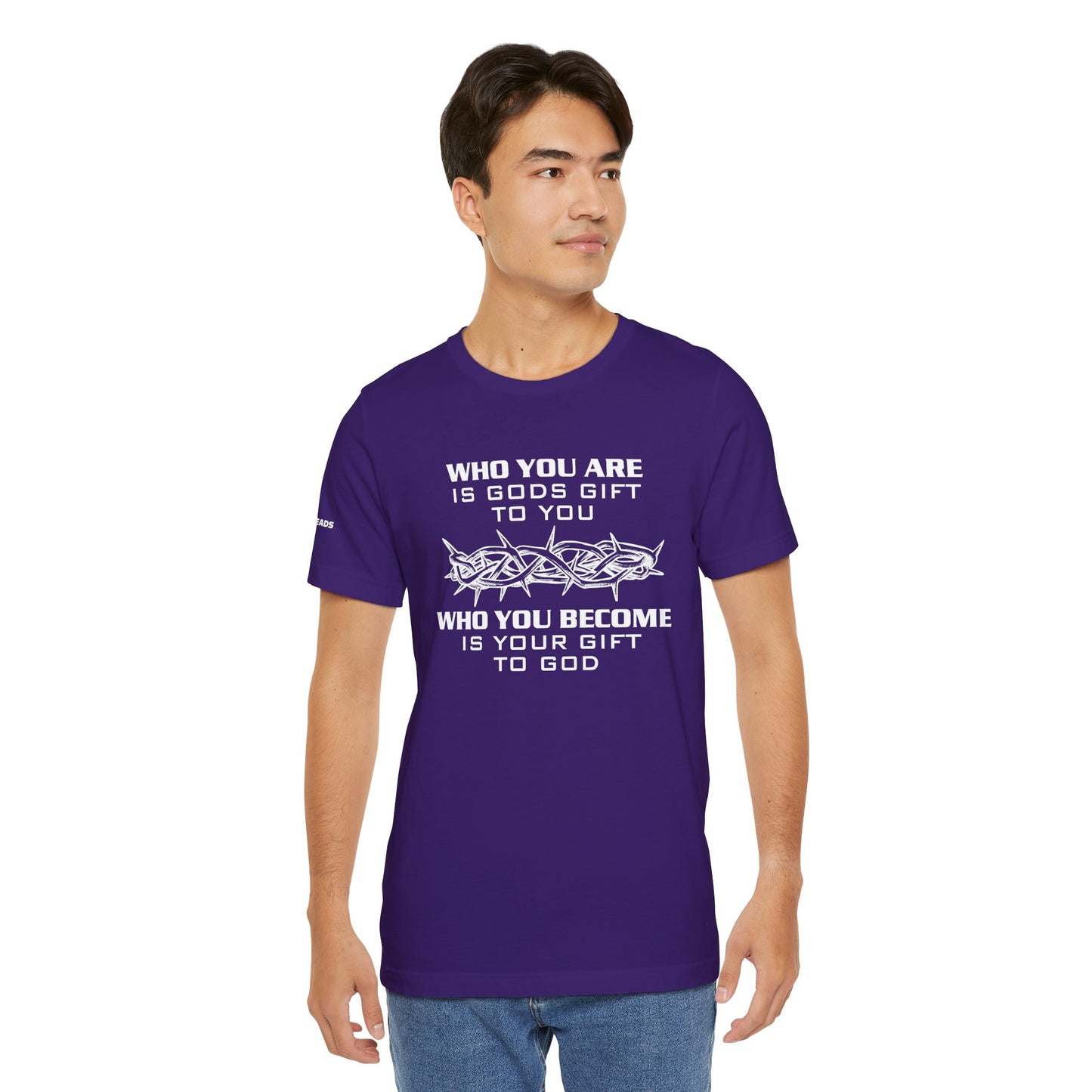 Who you are is God's gift - Jesus - White Design - Tee