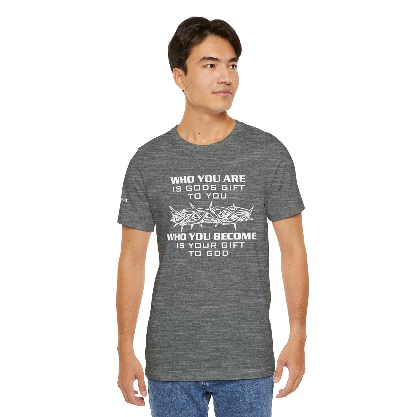 Who you are is God's gift - Jesus - White Design - Tee