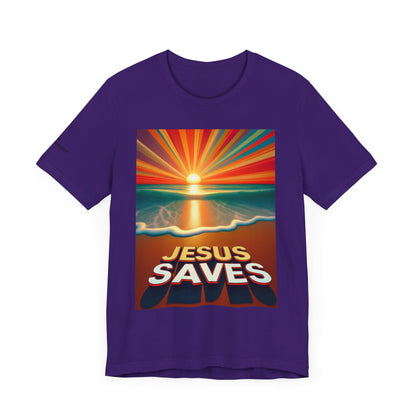 Jesus Saves Isaiah 43:2 Unisex Tee - Holy Threads Design
