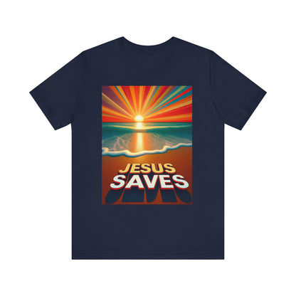 Jesus Saves Isaiah 43:2 Unisex Tee - Holy Threads Design