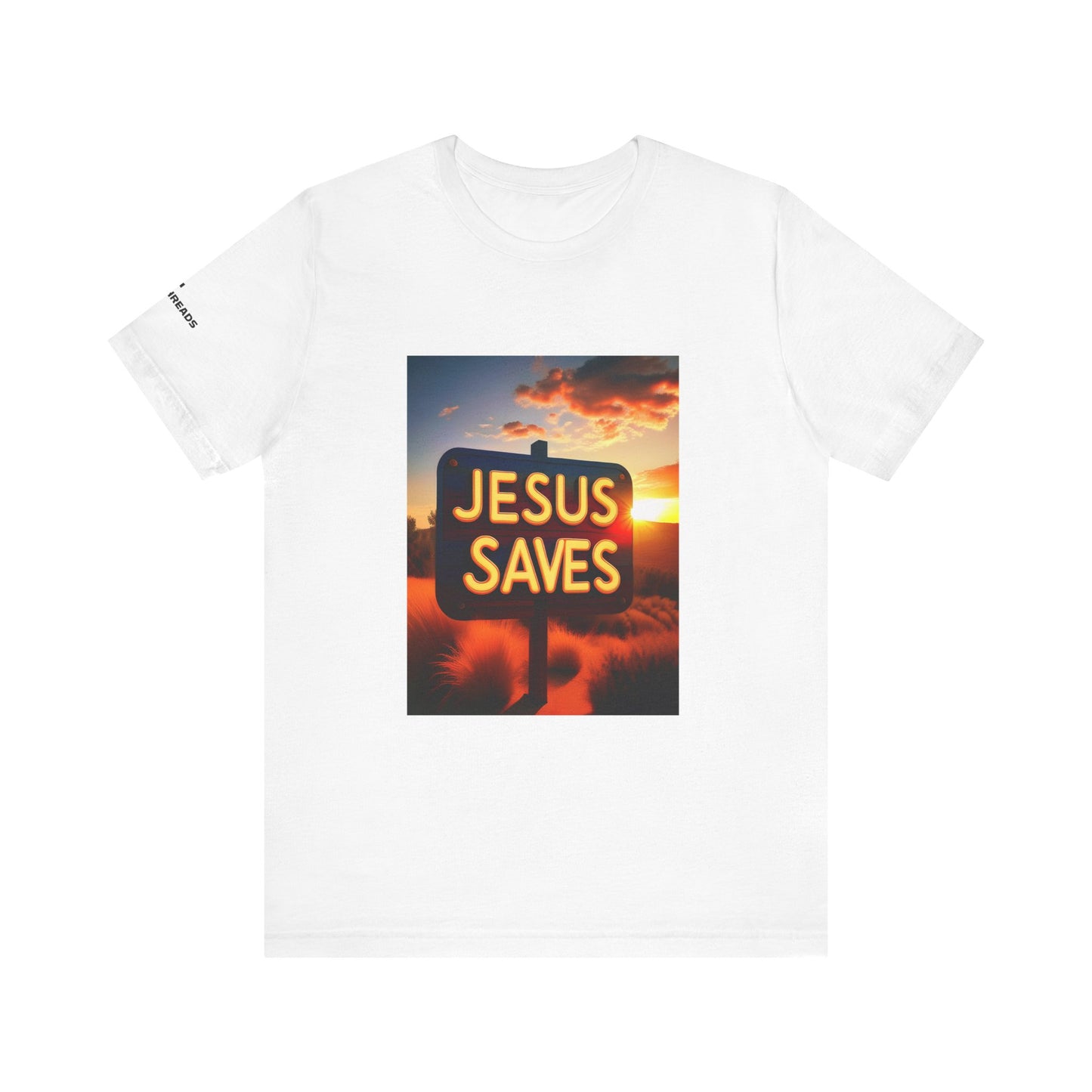 Jesus Saves - John 4:14 Unisex Tee - Holy Threads Design