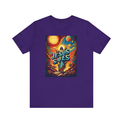 Jesus Saves - COL 1:16 Unisex Tee - Holy Threads Design