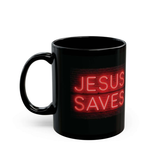 Faith & Inspiration Mug (11oz, 15oz) "Jesus Saves" Original Concept