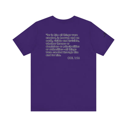 Jesus Saves - COL 1:16 Unisex Tee - Holy Threads Design