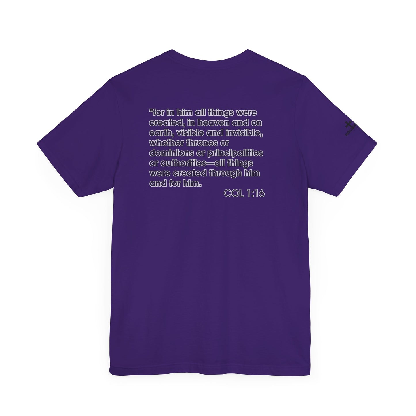 Jesus Saves - COL 1:16 Unisex Tee - Holy Threads Design