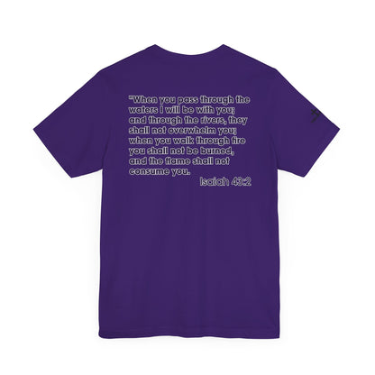 Jesus Saves Isaiah 43:2 Unisex Tee - Holy Threads Design