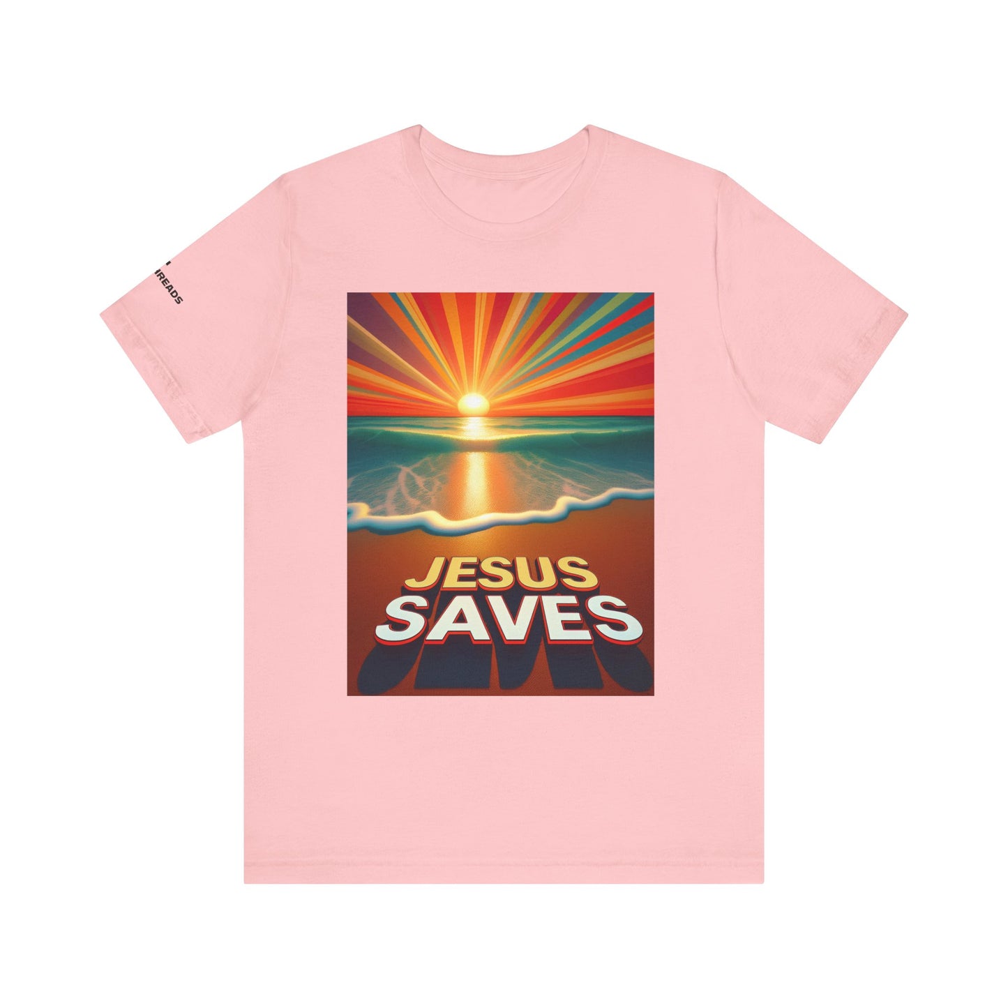 Jesus Saves Isaiah 43:2 Unisex Tee - Holy Threads Design