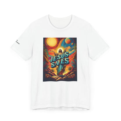 Jesus Saves - COL 1:16 Unisex Tee - Holy Threads Design
