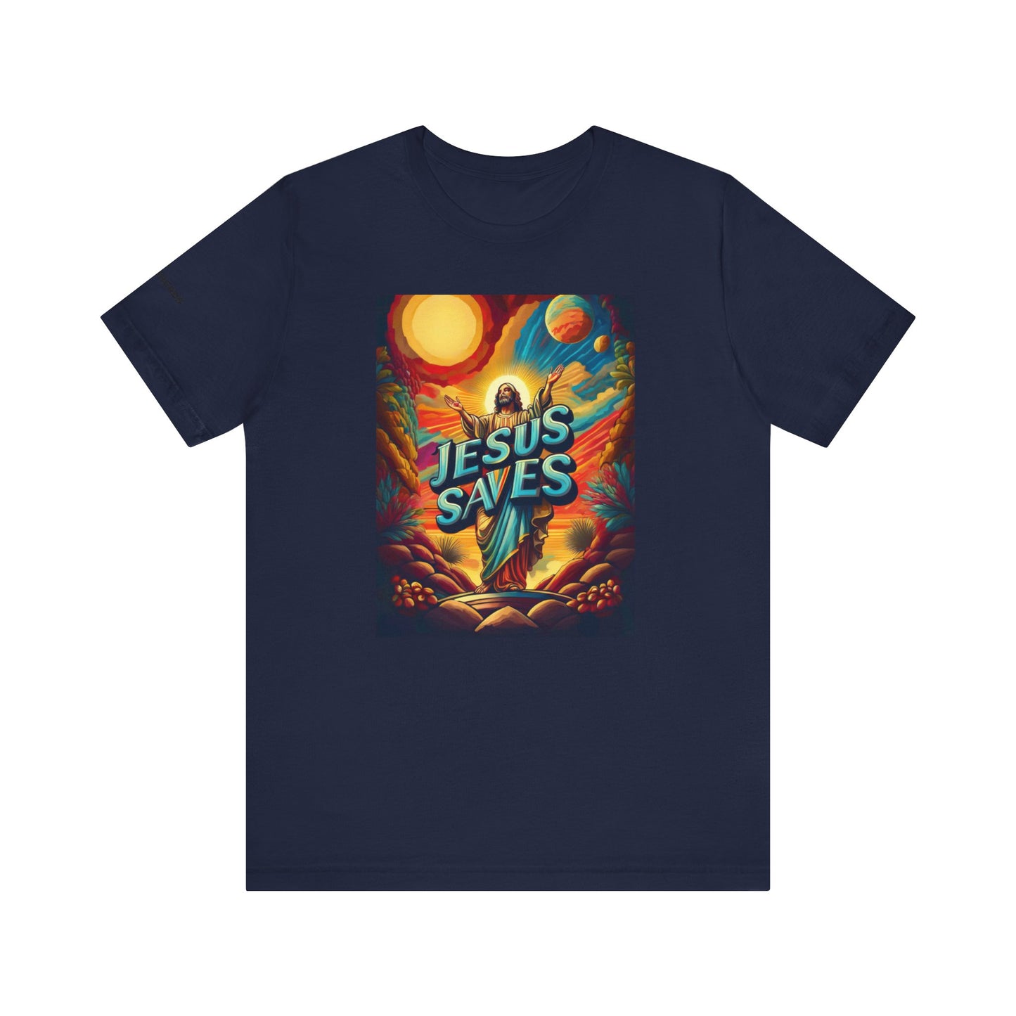 Jesus Saves - COL 1:16 Unisex Tee - Holy Threads Design