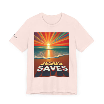 Jesus Saves Isaiah 43:2 Unisex Tee - Holy Threads Design