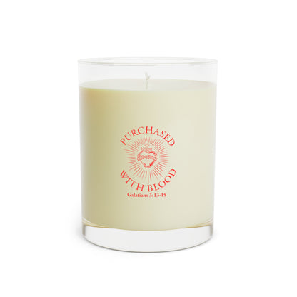 Relaxing Scented Candle - 11oz Full Glass with Inspirational Quote