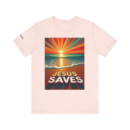 Jesus Saves Isaiah 43:2 Unisex Tee - Holy Threads Design