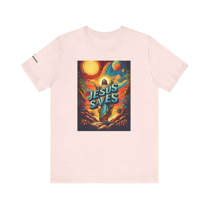 Jesus Saves - COL 1:16 Unisex Tee - Holy Threads Design