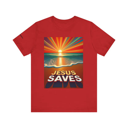 Jesus Saves Isaiah 43:2 Unisex Tee - Holy Threads Design