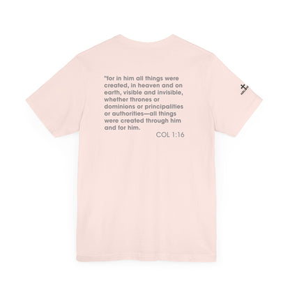 Jesus Saves - COL 1:16 Unisex Tee - Holy Threads Design