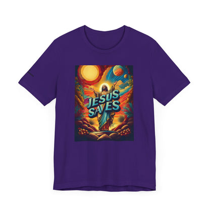 Jesus Saves - COL 1:16 Unisex Tee - Holy Threads Design