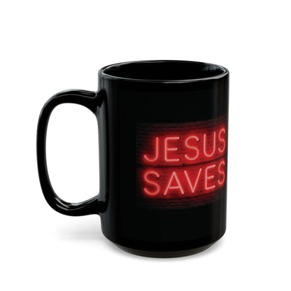 Faith & Inspiration Mug (11oz, 15oz) "Jesus Saves" Original Concept
