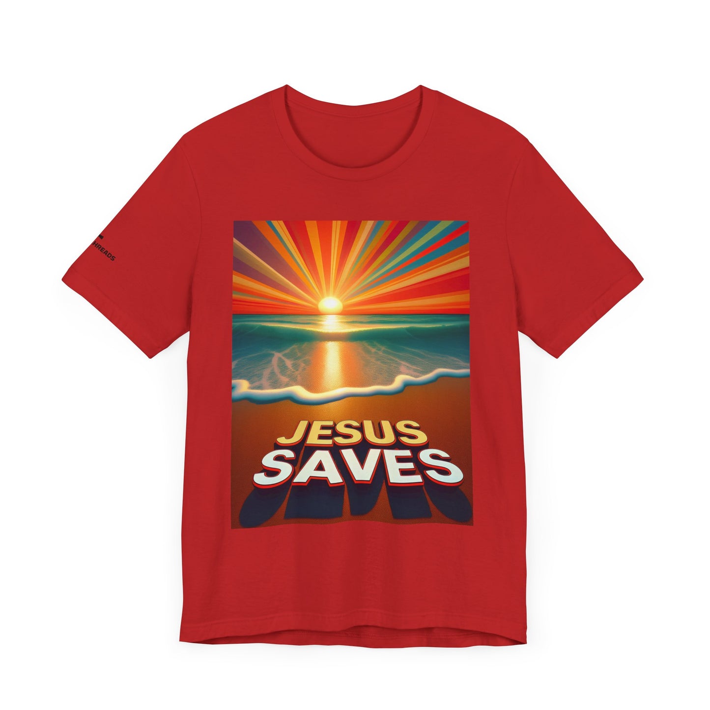Jesus Saves Isaiah 43:2 Unisex Tee - Holy Threads Design