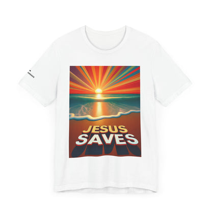 Jesus Saves Isaiah 43:2 Unisex Tee - Holy Threads Design