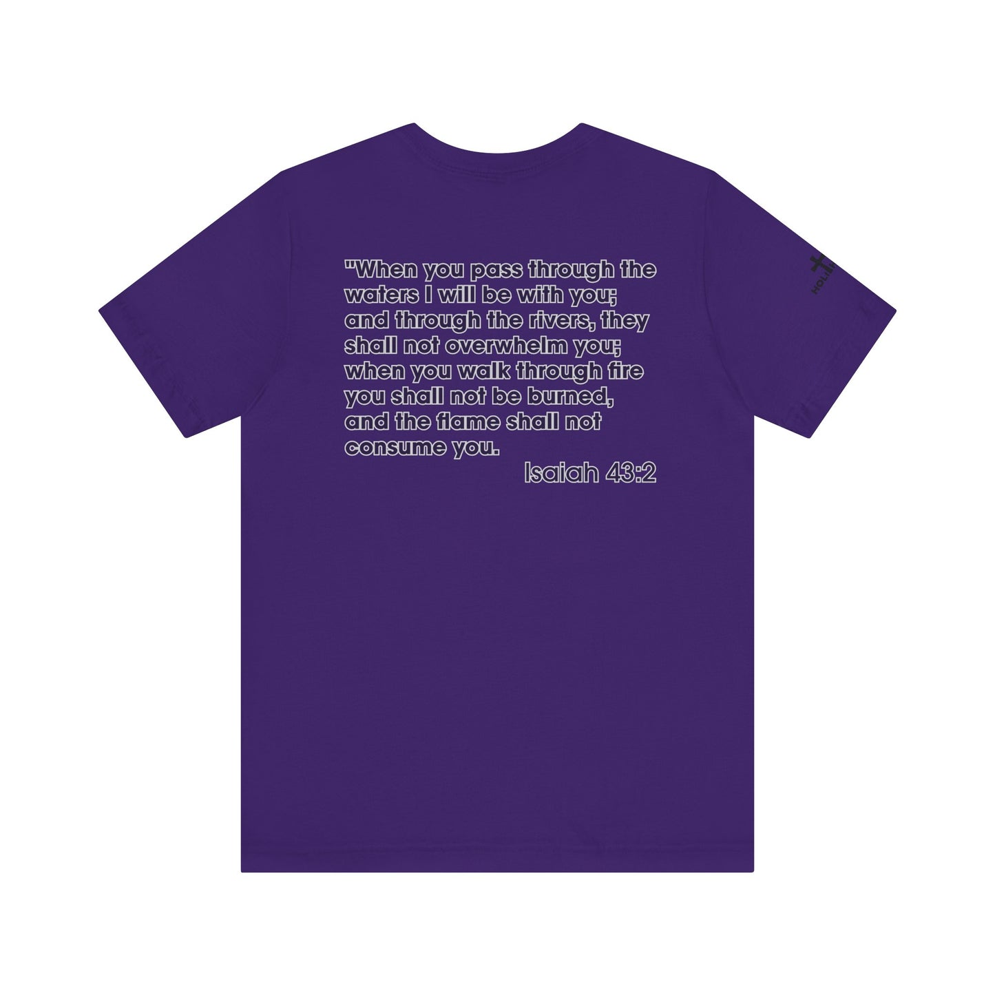 Jesus Saves Isaiah 43:2 Unisex Tee - Holy Threads Design