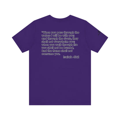 Jesus Saves Isaiah 43:2 Unisex Tee - Holy Threads Design