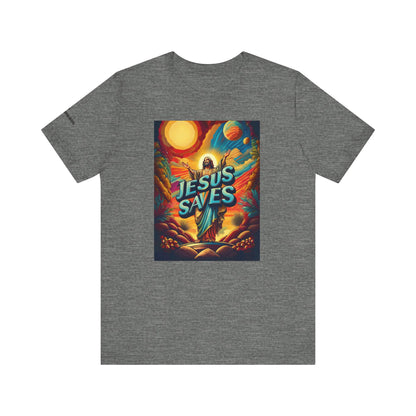 Jesus Saves - COL 1:16 Unisex Tee - Holy Threads Design