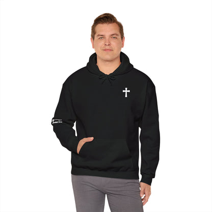 'For Me To Live is Christ' Inspirational Biblical Design - High Quality Fleece Hoodie