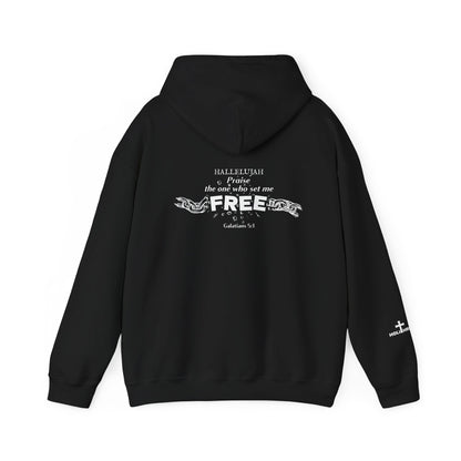 Praise the one who set me FREE - Jesus -  White Design