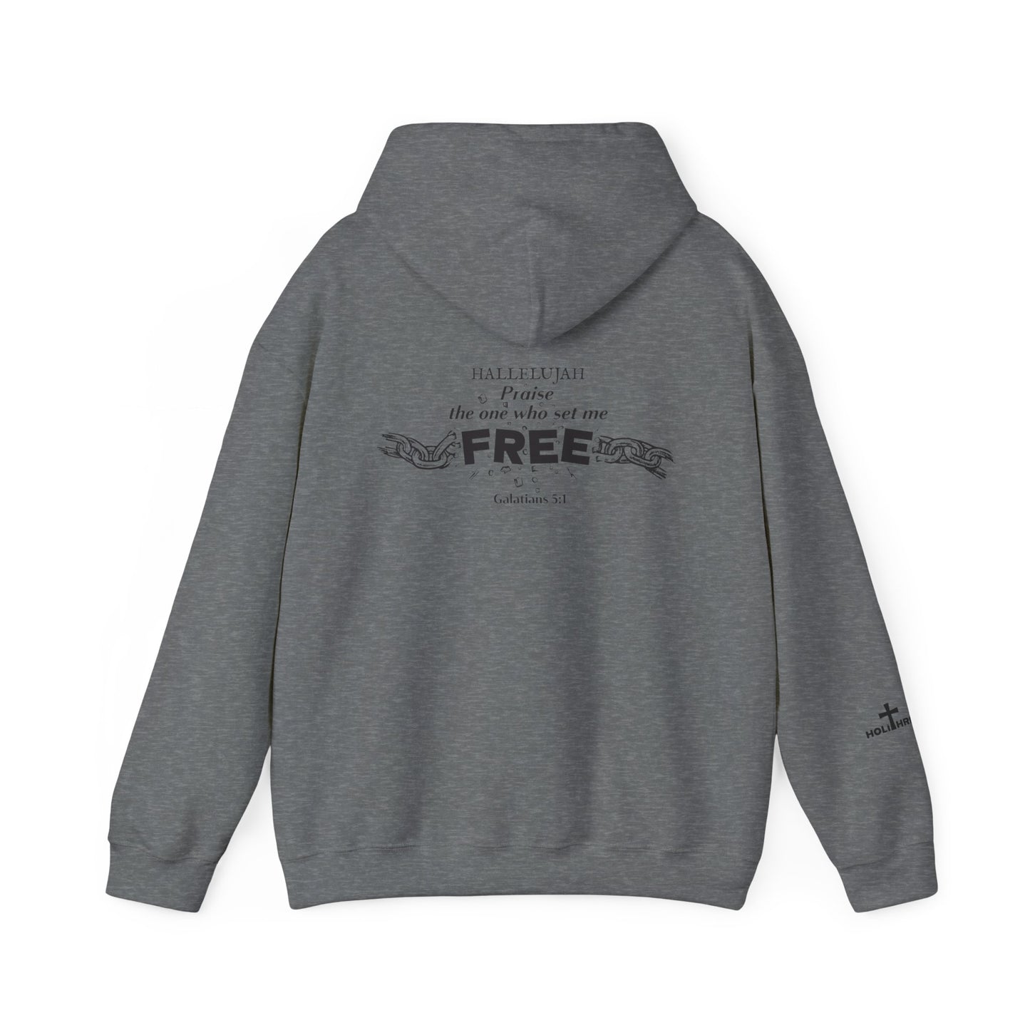 Praise the one who set me FREE - Jesus -  Black Design