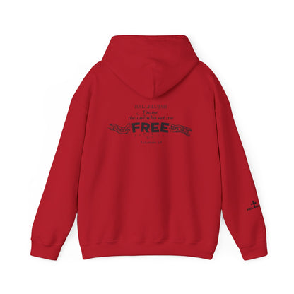 Praise the one who set me FREE - Jesus -  Black Design