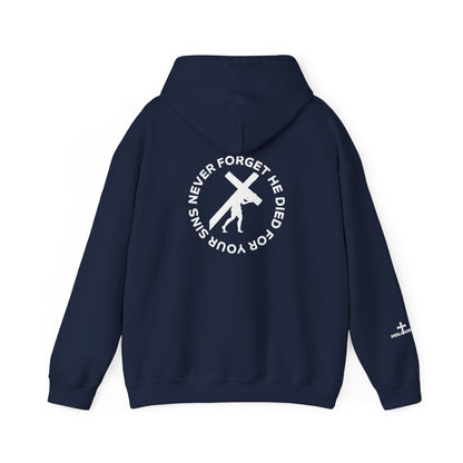 Never Forget - Jesus -  White Design