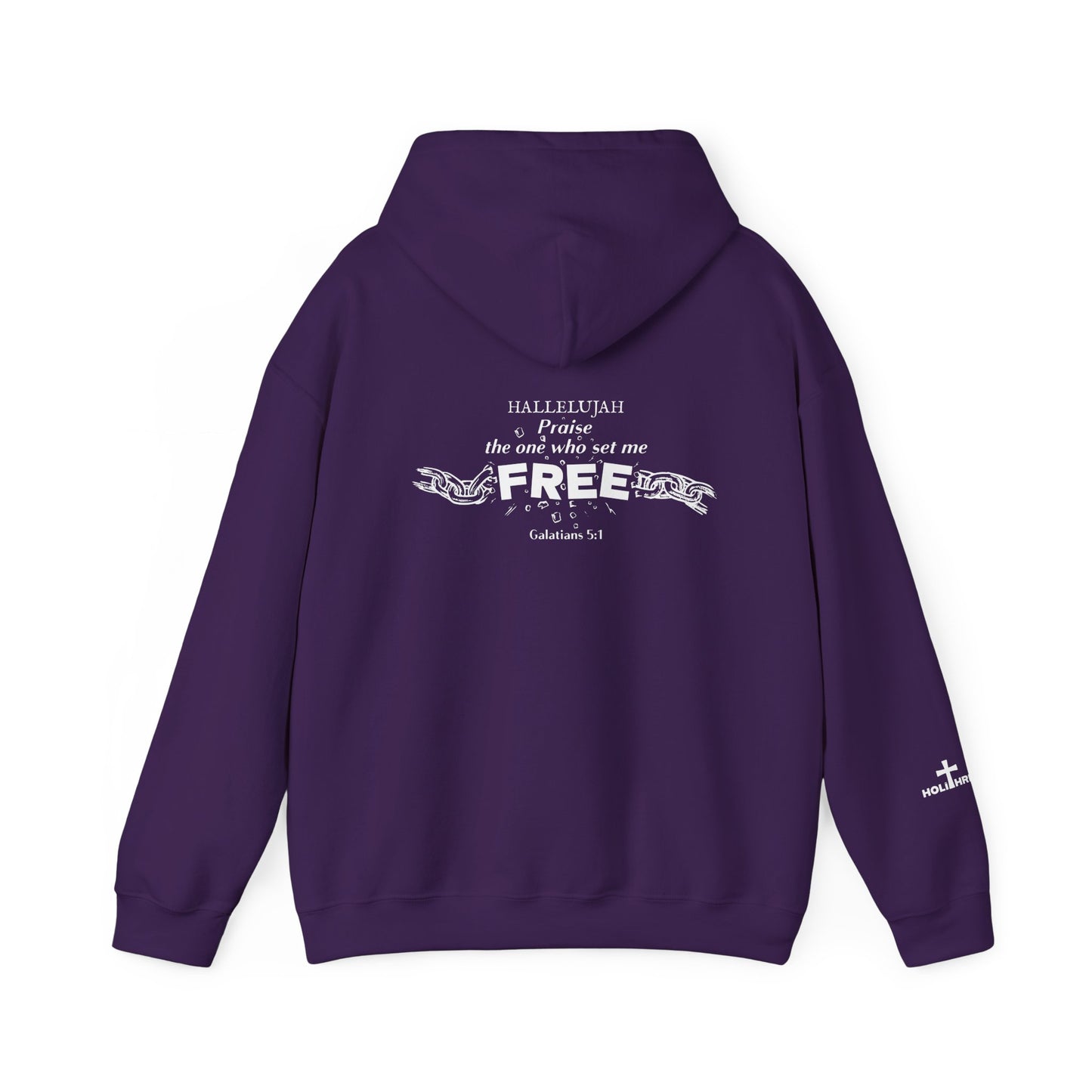 Praise the one who set me FREE - Jesus -  White Design