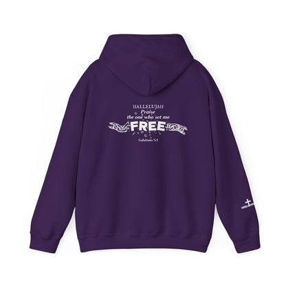 Praise the one who set me FREE - Jesus -  White Design