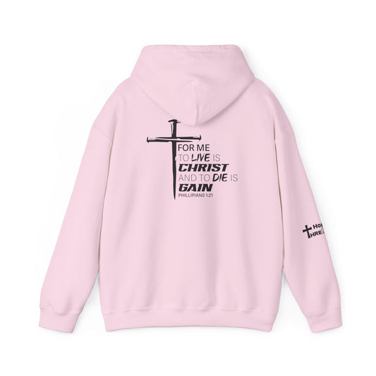 For me to Live is Christ - Jesus -  Black Design
