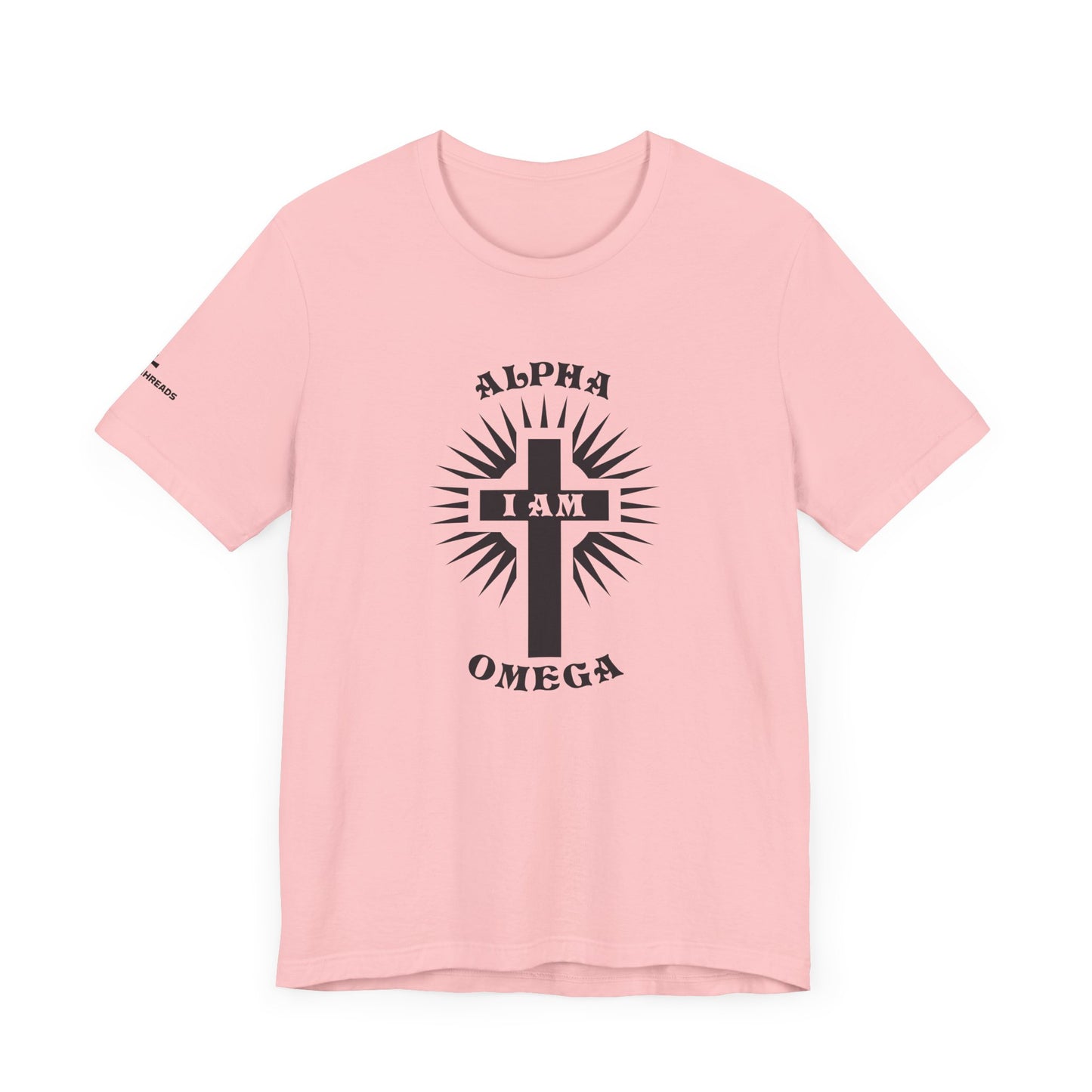 Alpha and Omega - Jesus -  Black Design - Tee