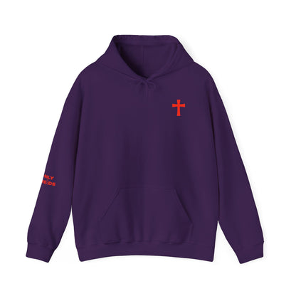 Purchased with Blood' Inspirational Biblical Red Design