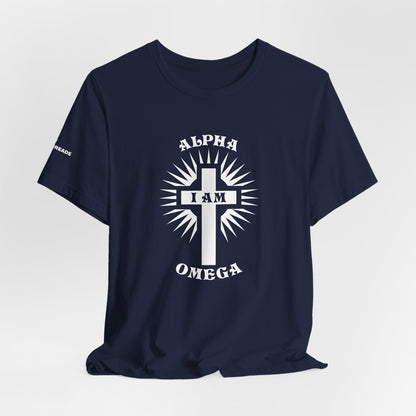 Alpha and Omega -  White Design - Tee
