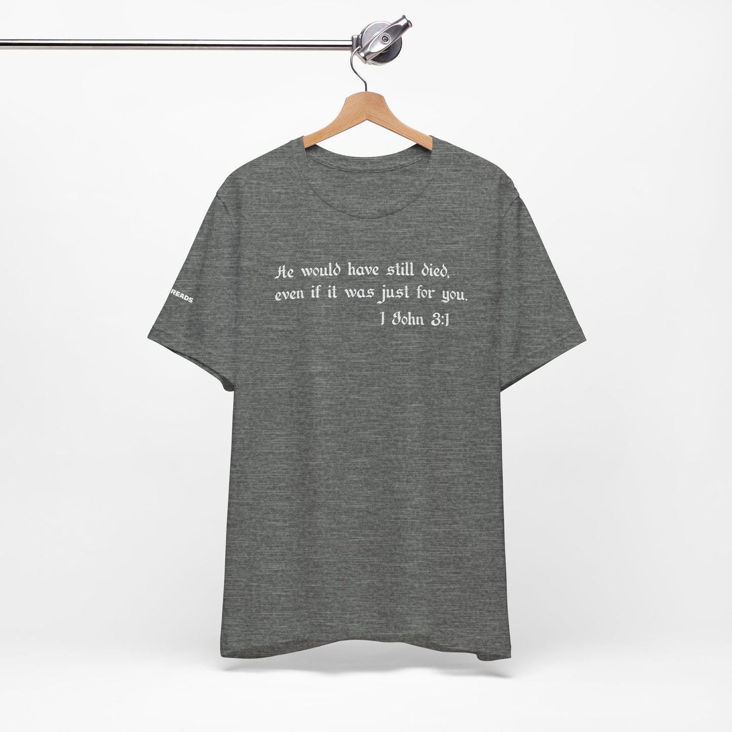 1 John 3:1 -  White Design - Tee