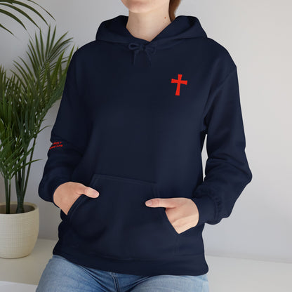 Purchased with Blood' Inspirational Biblical Red Design